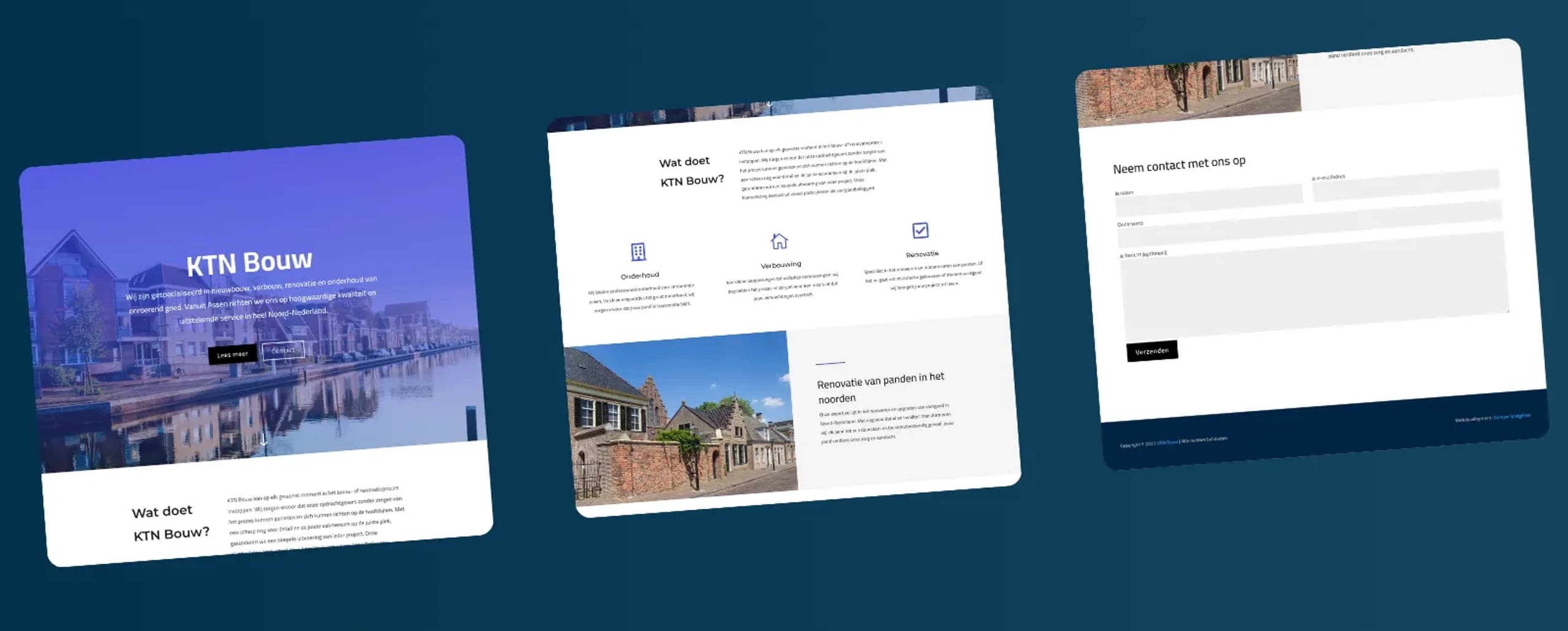 Online aanwezigheid voor KTN Bouw Assen